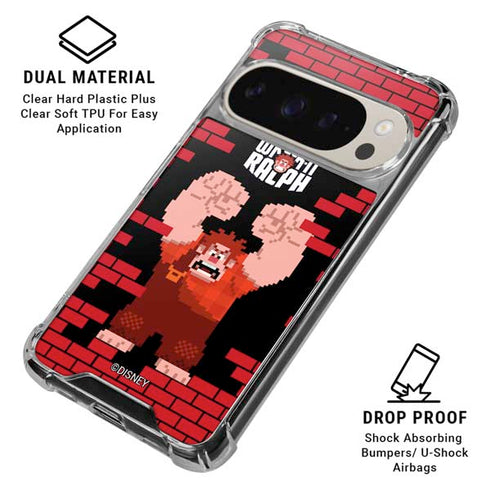 Disney Wreck-it Ralph Vintage Arcade Pixel 9/9 Pro Clear Case